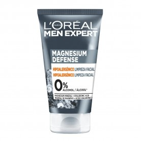 козметика,за,почистване,l´oreal,paris,men,expert,magnesium,facial,cleansing,gel,100ml,clear,(multicolor)