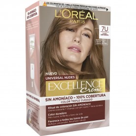 хигиена,коса,l´oreal,paris,permanent,dye,excell,univ,nudes,7u,blonde,550,clear,(multicolor)
