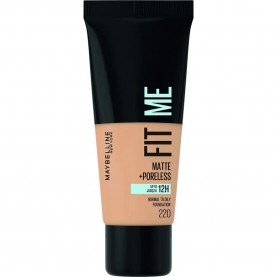 ексфолианти,maybelline,fitme,mate,liquid,makeup,foundation,220,beige,(multicolor)