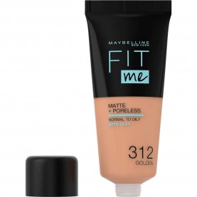 ексфолианти,maybelline,fitme,mate,liquid,makeup,foundation,312,beige,brown,(multicolor)
