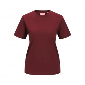 тениска,дамски,тениски,jack,&,jones,anna,regular,every,jjxx,short,sleeve,t,shirt,cabernet,(red)