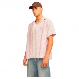 риза,с,къс,ръкав,мъжки,ризи,jack,&,jones,atlas,stripe,styd24,short,sleeve,shirt,pink,(brandy,brown)
