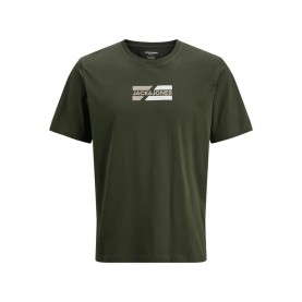 тениска,мъжки,тениски,jack,&,jones,corp,graphic,short,sleeve,t,shirt,green,(duffel,bag)