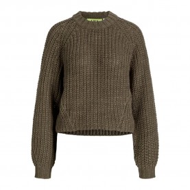 блуза,дамски,пуловери,дамски,плетени,дрехи,jack,&,jones,kelly,chunky,jjxx,sweater,falcon,(green)