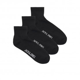 чорапи,мъжки,чорапи,jack,&,jones,leon,short,socks,3,pairs,black,(black)