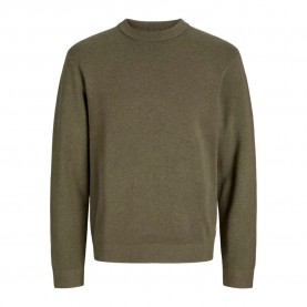 блуза,мъжки,пуловери,jack,&,jones,milano,stitch,sweater,green,(stone,gray,melange)