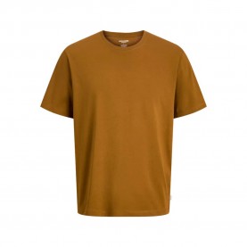 тениска,мъжки,тениски,jack,&,jones,organic,basic,short,sleeve,t,shirt,monks,robe,(brown)