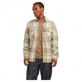 карирана,риза,мъжки,якета,jack,&,jones,raymond,spring,check,overshirt,white,pepper,(beige)