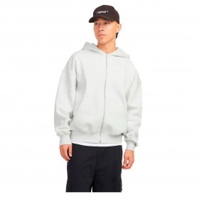 блуза,мъжки,пуловери,jack,&,jones,urban,edge,full,zip,sweatshirt,white,(white,melange)
