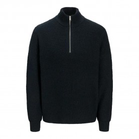 блуза,мъжки,пуловери,jack,&,jones,winter,half,zip,sweater,black,(forest,river)