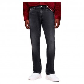 дънки,мъжки,панталони,tommy,jeans,ryan,ch5188,regular,straight,fit,jeans,black