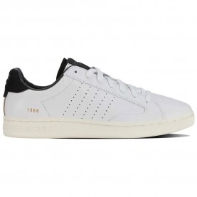 Маратонки K-swiss lifestyle Lozan Klub Leather trainers - White (White / Black / Sail White) маратонки,мъжки,маратонки,дамски,маратонки,k,swiss,lifestyle,lozan,klub,leather,trainers,white,(white,black,sail,white)