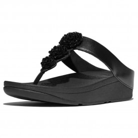 сандали,дамски,сандали,и,чехли,fitflop,fino,beadie,metallic,sandals,metallic,black,(black)