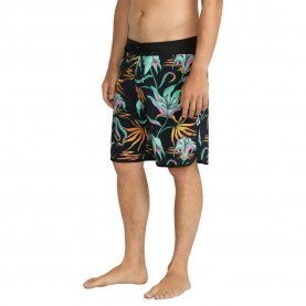 бански,гащета,мъжки,бански,костюми,volcom,infuse,scallop,mod,19´´,swimming,shorts,black,(black,green)