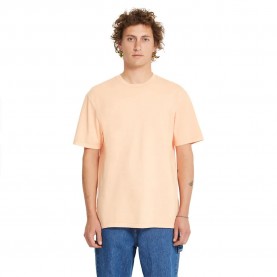 тениска,мъжки,тениски,volcom,solid,stone,emb,short,sleeve,t,shirt,pink,(pale,peach)