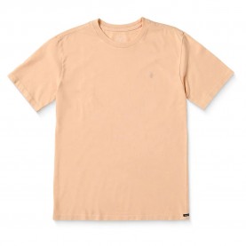 тениска,мъжки,тениски,дамски,тениски,volcom,solid,stone,emb,short,sleeve,t,shirt,beige,(peach)