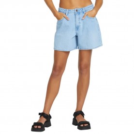 къси,панталони,дамски,панталони,volcom,stoned,boyfriend,denim,shorts,blue,bird