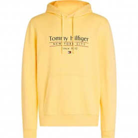 суичър,мъжки,пуловери,tommy,hilfiger,center,stack,hoodie,yellow