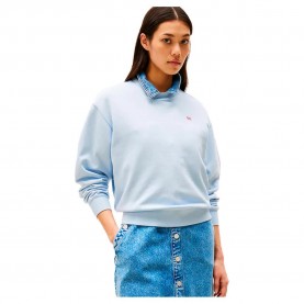 блуза,дамски,блузи,tommy,hilfiger,contrast,flag,regular,fit,sweatshirt,blue
