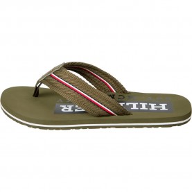 джапанки,мъжки,джапанки,и,чехли,tommy,hilfiger,corporate,beach,flip,flops,army,green,(green)