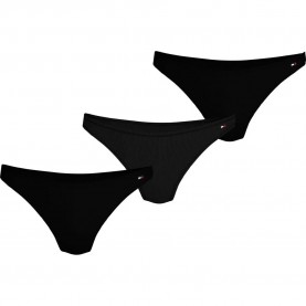 дамско,бельо,дамски,бикини,и,танкини,tommy,hilfiger,dipped,brazilian,panties,3,units,black,black,black,(black)