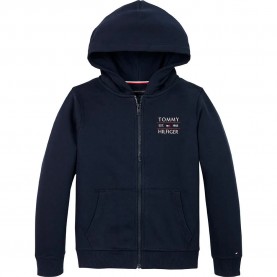 блуза,детски,блузи,tommy,hilfiger,flag,full,zip,sweatshirt,blue