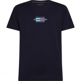 тениска,мъжки,тениски,tommy,hilfiger,flag,box,short,sleeve,t,shirt,blue