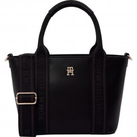 пазарска,чанта,всички,чанти,tommy,hilfiger,logotape,mini,shopper,bag,black