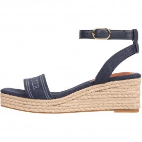 сандали,на,платформа,дамски,сандали,и,чехли,tommy,hilfiger,fw0fw08805,esparto,wedge,sandals,space,blue,(blue)