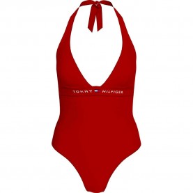 бански,костюм,дамски,бански,костюми,tommy,hilfiger,halter,swimsuit,red,(regatta,red)