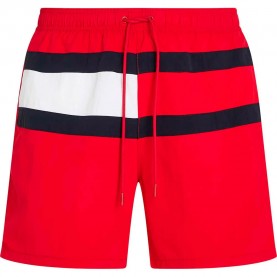 бански,гащета,мъжки,бански,костюми,tommy,hilfiger,um0um03474,trunk,swimming,shorts,mid,red,(red)