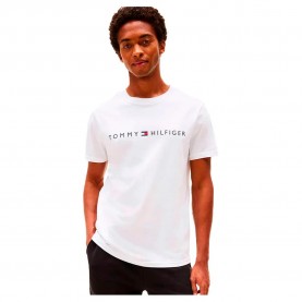 тениска,мъжки,тениски,tommy,hilfiger,um0um03525,short,sleeve,t,shirt,th,optic,white,(white)