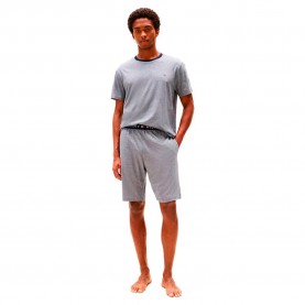 пижама,мъжки,пижами,tommy,hilfiger,um0um03535,short,sleeve,pyjama,grey