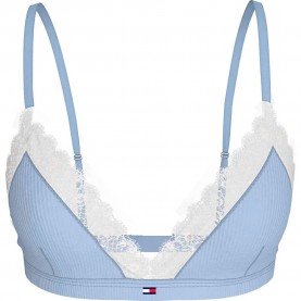 дамско,бельо,дамски,бикини,и,танкини,tommy,hilfiger,uw0uw05735,unlined,triangle,bra,sweet,blue,(blue)