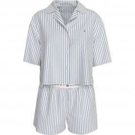 пижама,дамски,пижами,tommy,hilfiger,uw0uw05799,short,sleeve,pyjama,blue