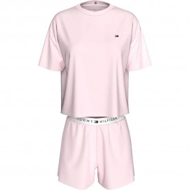 пижама,дамски,пижами,tommy,hilfiger,uw0uw05912,short,sleeve,pyjama