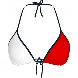 дамски,бански,костюми,tommy,hilfiger,uw0uw05972,triangle,bikini,top,red