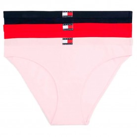 дамско,бельо,дамски,бикини,и,танкини,tommy,hilfiger,uw0uw05985,panties,3,units,multicolor