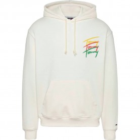 суичър,мъжки,пуловери,tommy,jeans,color,signature,relaxed,fit,hoodie,white