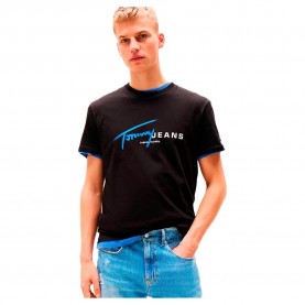 тениска,мъжки,тениски,tommy,jeans,dna,regular,fit,short,sleeve,t,shirt,black
