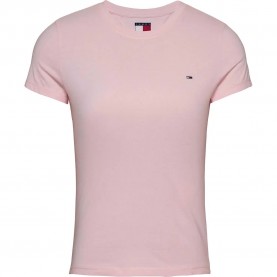 тениска,дамски,тениски,tommy,jeans,dw0dw20459,slim,fit,short,sleeve,t,shirt,pink,(precious,pink)