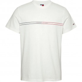 тениска,мъжки,тениски,tommy,jeans,entry,graphic,slim,fit,short,sleeve,t,shirt,ecru,(white)