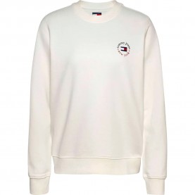 блуза,дамски,блузи,tommy,jeans,essential,logo,2,regular,fit,sweatshirt,ecru,(beige)