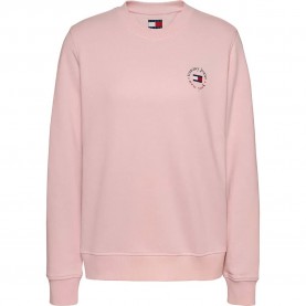 блуза,дамски,блузи,tommy,jeans,essential,logo,2,regular,fit,sweatshirt,pink