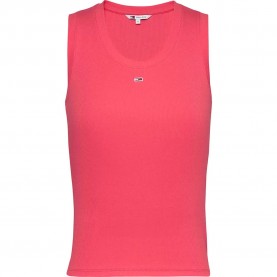 тениска,дамски,тениски,tommy,jeans,essential,sleeveless,t,shirt,pink,(amour)