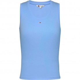 тениска,дамски,тениски,tommy,jeans,essential,sleeveless,t,shirt,sugarplum,blue,(blue)