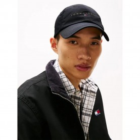 дънки,всички,шапки,tommy,jeans,linear,logo,cap,black,(black)