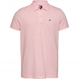 дънки,мъжки,блузи,с,яка,tommy,jeans,placket,slim,fit,short,sleeve,polo,precious,pink,(pink)