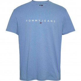 тениска,мъжки,тениски,tommy,jeans,reg,linear,logo,short,sleeve,t,shirt,colorado,blue,(blue)