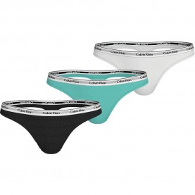 дамско,бельо,дамски,бикини,и,танкини,calvin,klein,000qd5209e,thong,3,units,multicolor,(black,beau,blue,white)